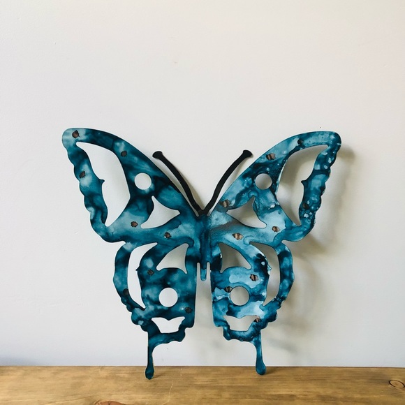 EARTHBOUND Blue Butterfly Wall Decor Large - Picture 7 of 7